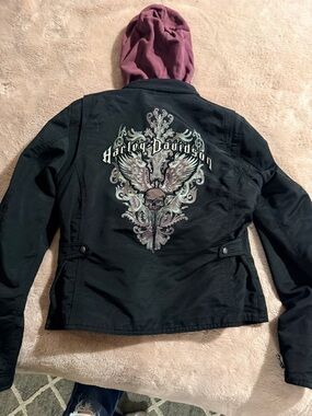 Harley-Davidson Black Jacket with Removable Vest